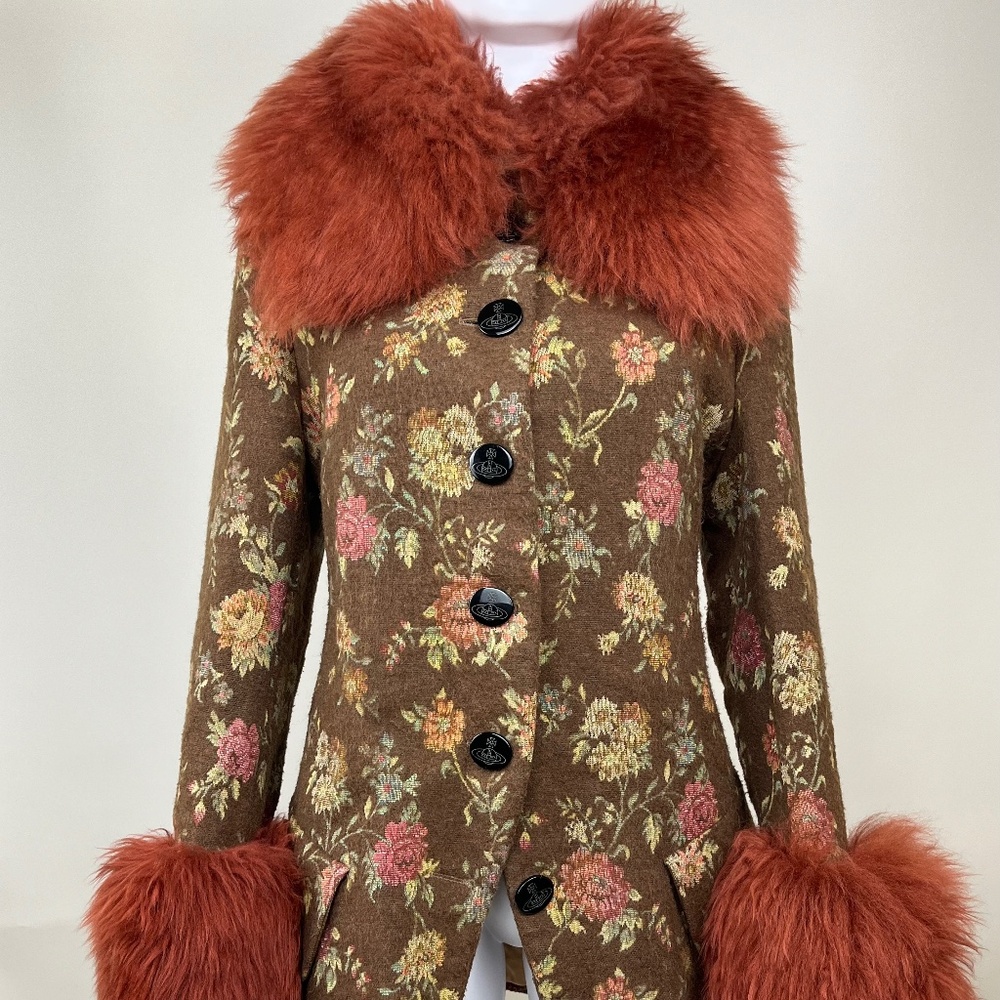 Vivienne Westwood Red Label Fall / Winter 1998 Faux Fur Coat